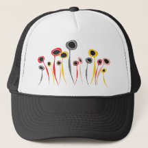 Retro Blume Trucker Hat