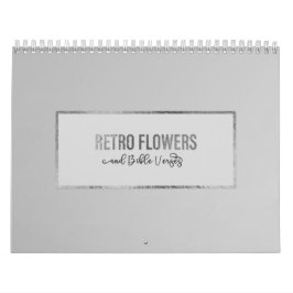 Retro-Blume und Bibelverse-Mauer-Kalender Kalender