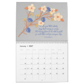 Retro-Blume und Bibelverse-Mauer-Kalender Kalender (Jan 2027)