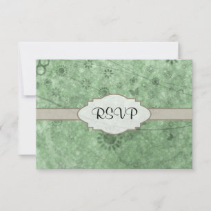 Retro-Blume und Schmetterlinge Aqua.png RSVP Karte