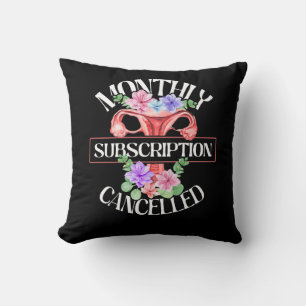 Retro-Blume Uterus My Choice Support Hysterektomie Kissen