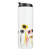 Retro-Blume Wärmespeicher Thermosbecher (Nach rechts gedreht)