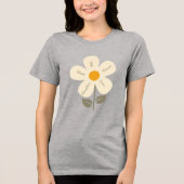 Retro-Blume, weibliche Rollen, Mutter, Ehefrau, in Tri-Blend Shirt (Vorderseite)