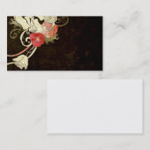 Retro Blumen Geschäfts-Karte Visitenkarte (Vorne/Hinten)