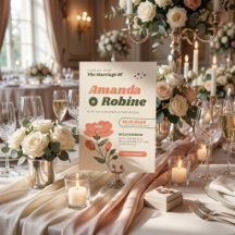 Retro-Blumen Hochzeit im Vintage-Garten-Stil