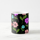 Retro Blumen Kaffeetasse (Mittel)