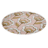 Retro Blumen: nahtlos Vintages Muster. Schneidebrett (Ecke)
