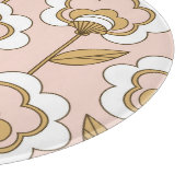 Retro Blumen: nahtlos Vintages Muster. Schneidebrett (Ecke)