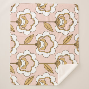 Retro Blumen: nahtlos Vintages Muster. Sherpadecke