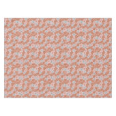 Retro-Blumen-Nahtloses Muster Tischdecke (Vorderseite (Horizontal))