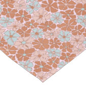 Retro-Blumen-Nahtloses Muster Tischdecke (Schrägansicht)