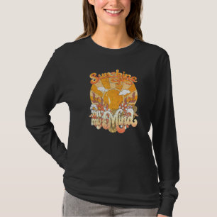 Retro-Blumen-Regenbogen-Sonnenschein Auf Meinem Ge T-Shirt
