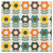 Retro Blumen Stoff (Muster)