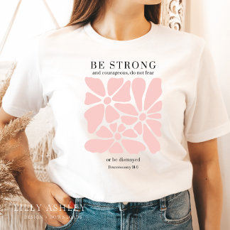 Retro-Blumen-T-Shirt für sie mit Bibelvers T-Shirt