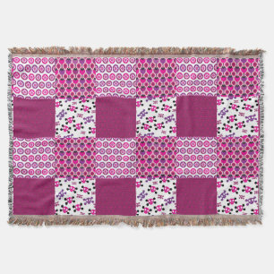 Retro-Blumen-Totenkopf-Polka-Punkt Decke