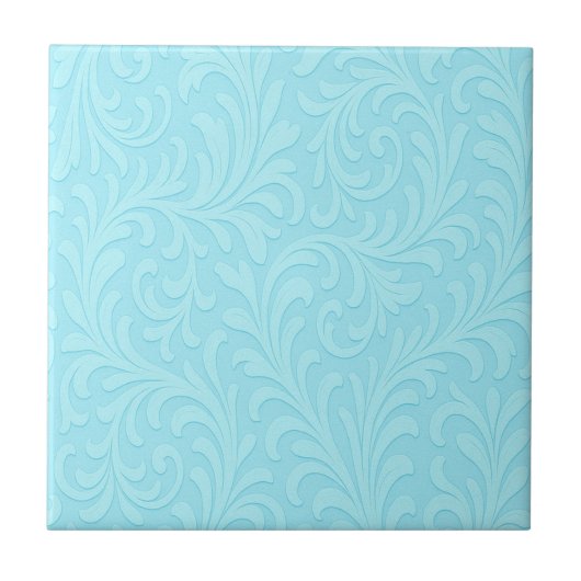 Retro-Blumendesign Fliese (Vorderseite)