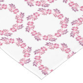 Retro-Blumendesign. Tischdecke (Schrägansicht)