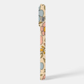 Retro-Blumenfreude iPhone Hülle (Linke Seite)