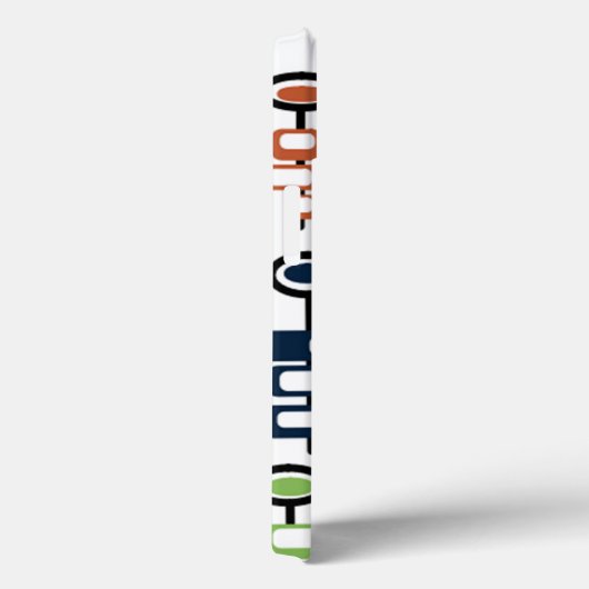 Retro-Blumengarten Case-Mate iPhone Hülle (Rückseite / Rechts)