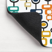 Retro-Blumengarten Mousepad (Ecke)