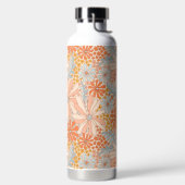 Retro-Blumengarten-Muster Trinkflasche (links)