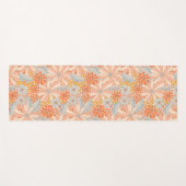 Retro-Blumengarten-Muster Yogamatte (Vorderseite (Horizontal))