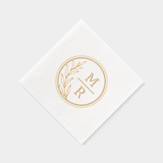 Retro Blumengestanzter Napkins. Servietten Mit Folie (Rechts)