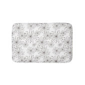 Retro Blumenhintergrund Badematte (Vorderseite)