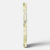 Retro Blumenhintergrund Case-Mate iPhone Hülle (Rückseite / Links)