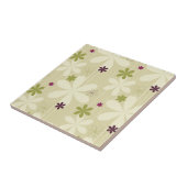 Retro Blumenhintergrund Fliese (Seite)