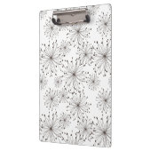 Retro Blumenhintergrund Klemmbrett (Links)