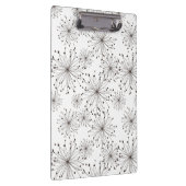 Retro Blumenhintergrund Klemmbrett (Rechts)