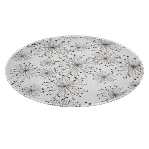 Retro Blumenhintergrund Schneidebrett