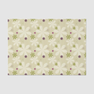 Retro Blumenhintergrund Seidenpapier