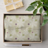 Retro Blumenhintergrund Seidenpapier (Geschenk)