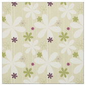 Retro Blumenhintergrund Stoff (Muster)