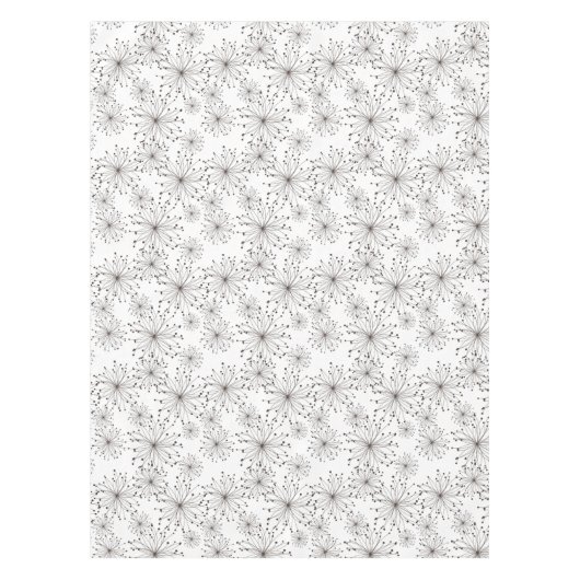 Retro Blumenhintergrund Tischdecke (Vorderseite)