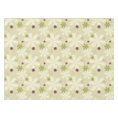 Retro Blumenhintergrund Tischdecke (Vorderseite (Horizontal))