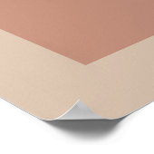 Retro-Blumenkunst Poster (Ecke)