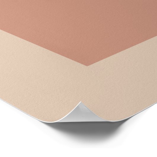 Retro-Blumenkunst Poster (Ecke)