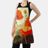 Retro-Blumenlandschaft-Muster-Schürze  Schürze (InSitu)