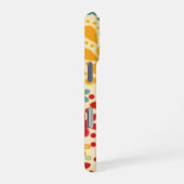 Retro. Blumenmotive iPhone Hülle (Rechte Seite)