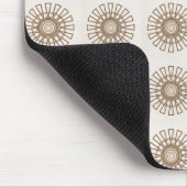 Retro Blumenmousepad, Latte Mousepad (Ecke)