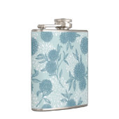 Retro Blumenmuster 2 2 Flachmann (Rechts)