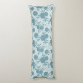 Retro Blumenmuster 2 2 Seitenschläferkissen (Rückseite (Vertikal))