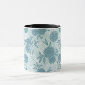 Retro Blumenmuster 2 2 Tasse (Zentrum)