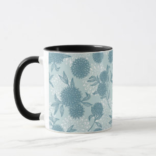 Retro Blumenmuster 2 2 Tasse