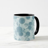 Retro Blumenmuster 2 2 Tasse (VorderseiteRechts)