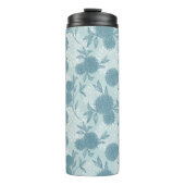 Retro Blumenmuster 2 2 Thermosbecher (Vorderseite)