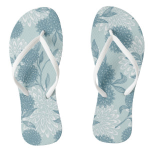 Retro Blumenmuster 2 3 Badesandalen